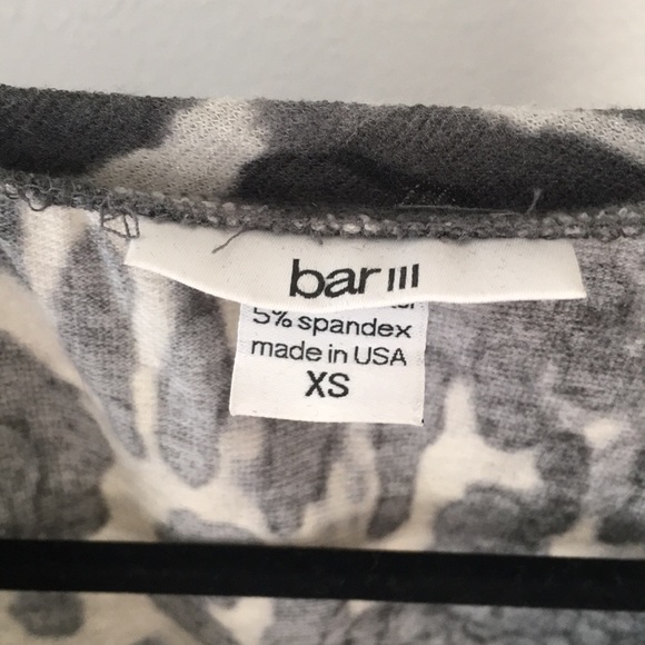 Bar lll gray/black leopard print dress - Picture 3 of 4